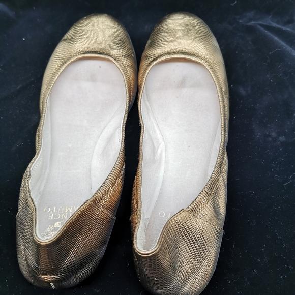 Vince Camuto 'Ellen' lizard leather ballet flats - Picture 4 of 8